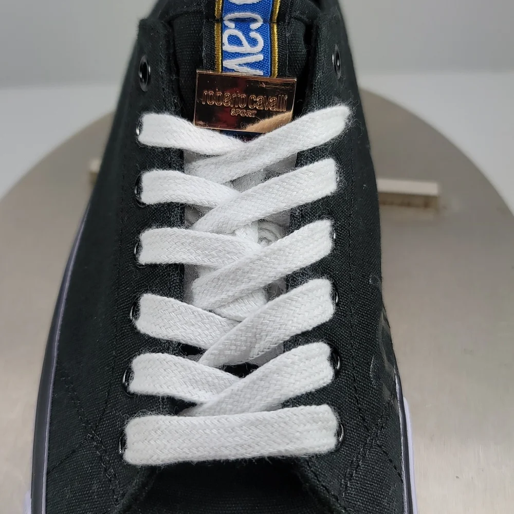 Roberto Cavalli Sport Canvas Men's Sneakers. Brand New. - Picture 9 of 13